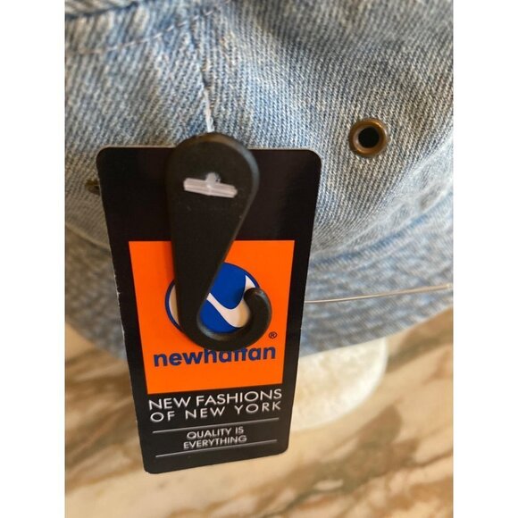 NWT Newhattan Blue Denim Chambray Bucket Hat Cap Small - Picture 5 of 7